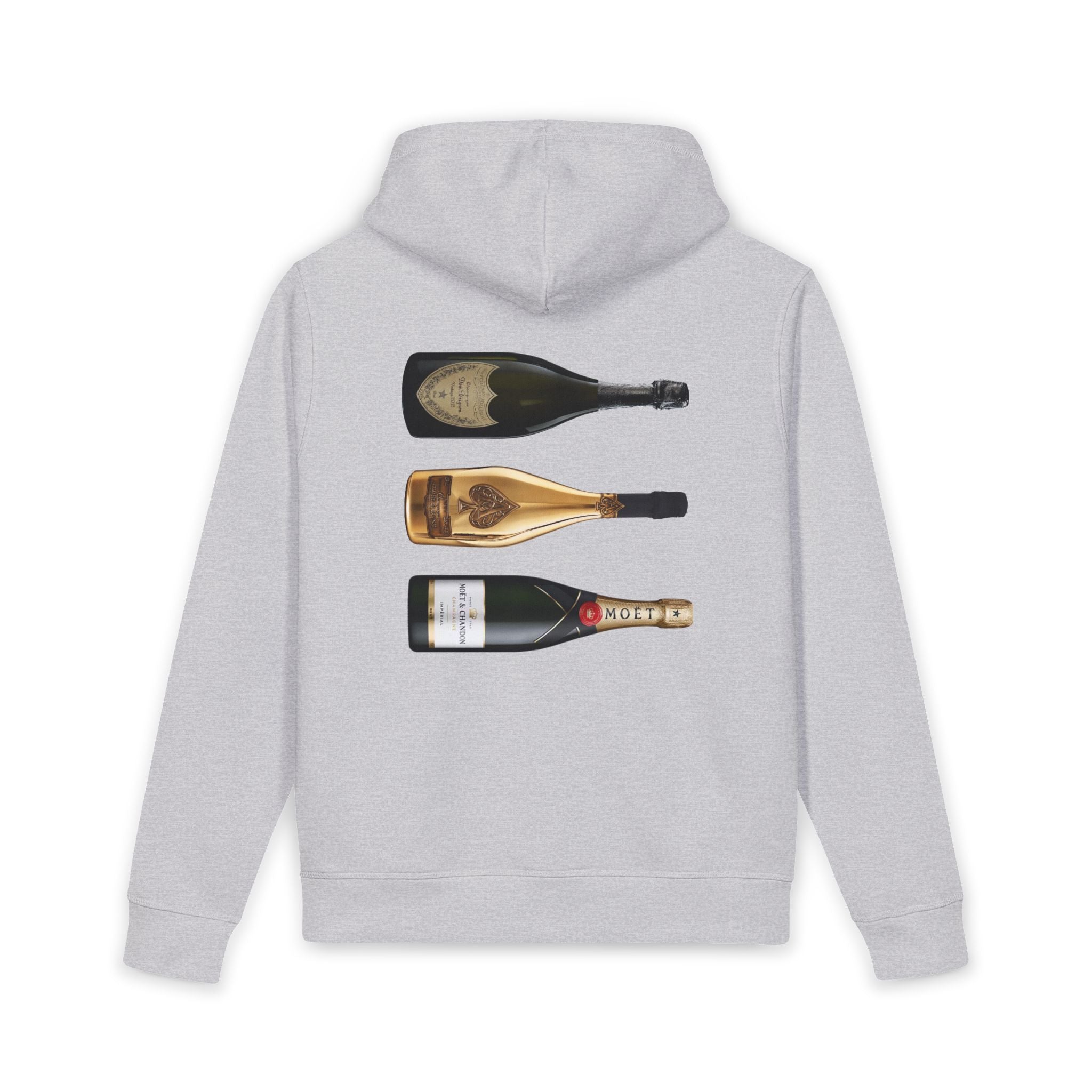 Triple Champagne Bottle Hoodie